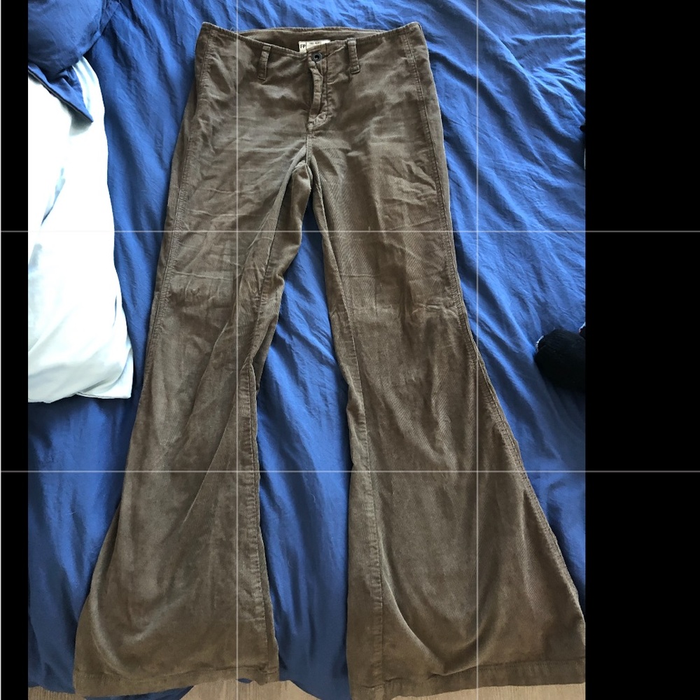 Free people flare corduroys